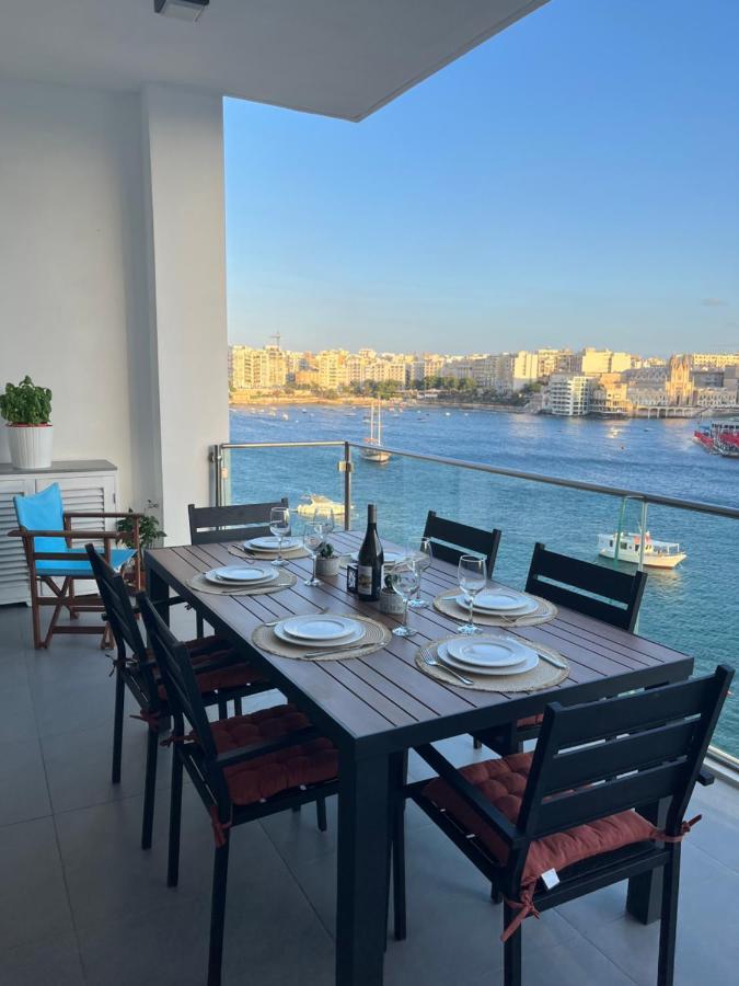 Seafront Two Bedroom Apartment San Ġiljan Exterior foto